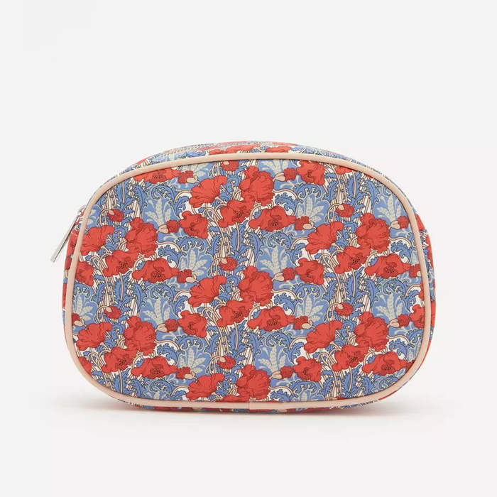 Printed Wholesale Cosmetic Bag With Flower Pattern
