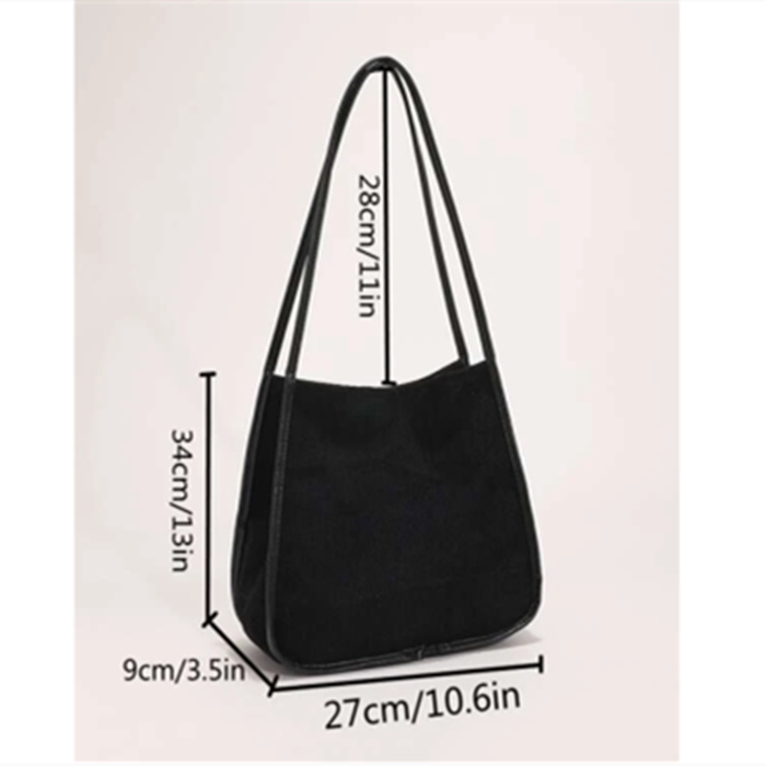 Black Corduroy Wholesale Tote Bag