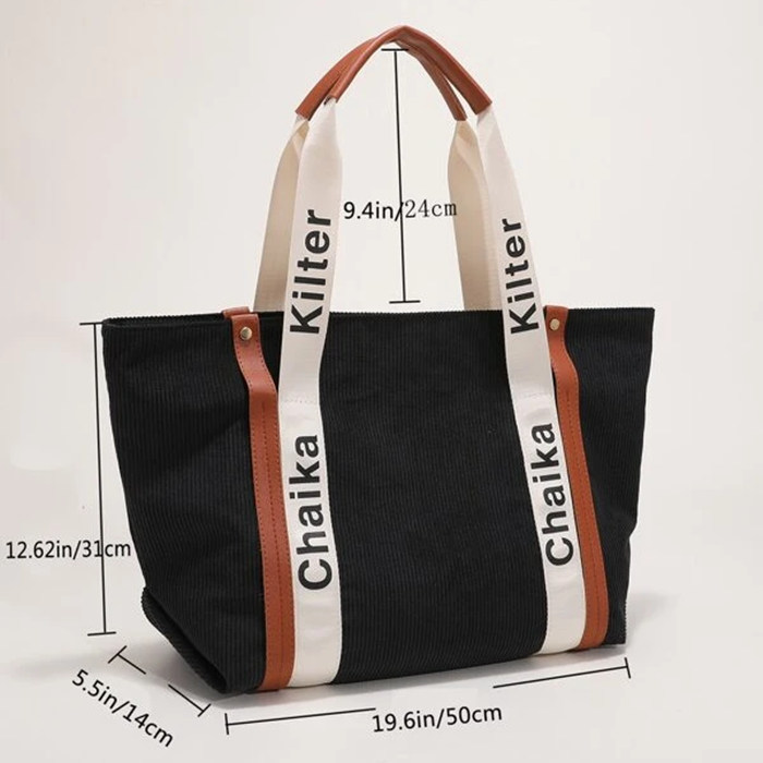 Corduroy Wholesale Tote Bags