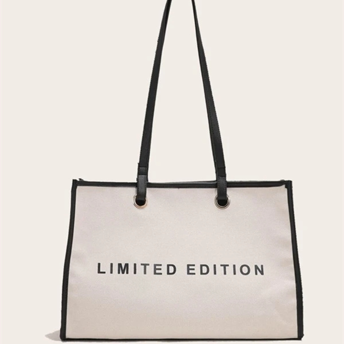 Letter Graphic Wholesale Tote Bag