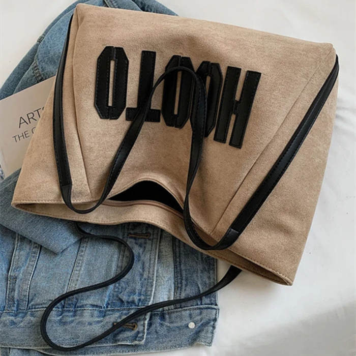 Suede Wholesale Tote Bags