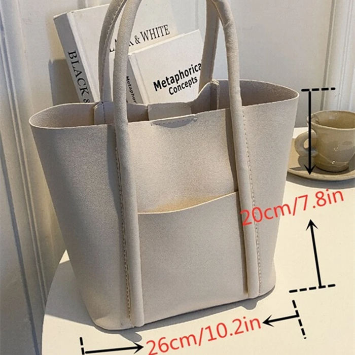 White Leather Wholesale Tote Bag