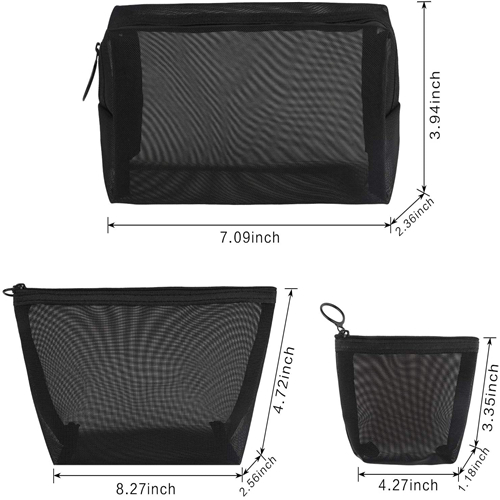 nylon-zipper-pouch-wholesale-black
