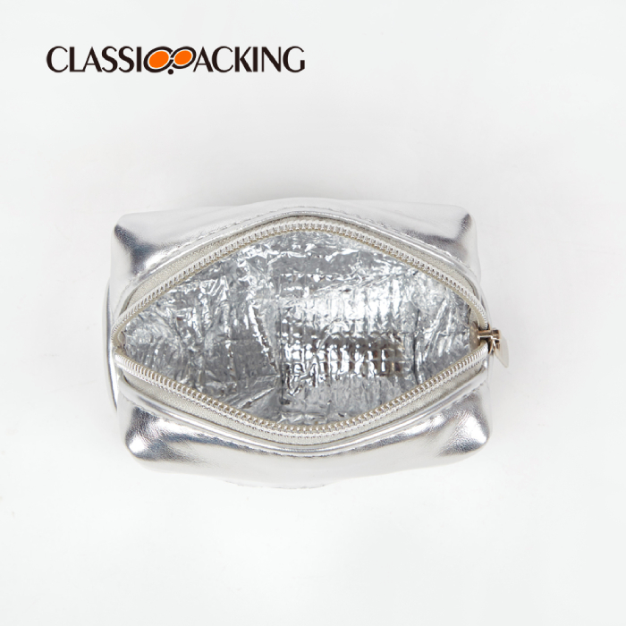 silver wash bag inner look