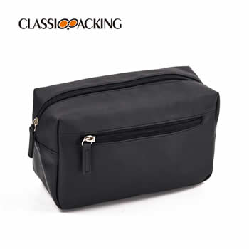 Leather Travel Cosmetic Bag