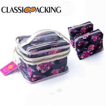 Clear Makeup Bag Set Wholesale