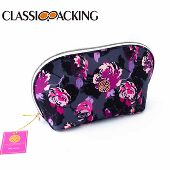 Flower Printed Cosmetic Bag Wholesale