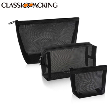 Mesh Customized Makeup Bags Wholesale