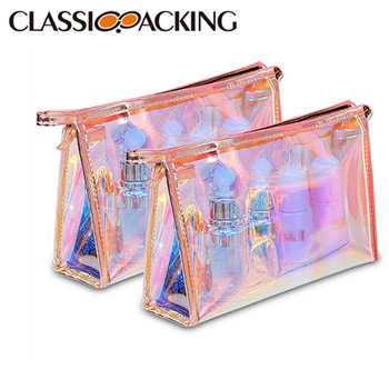 Small Glitter Iridescent Makeup Pouch Bulk