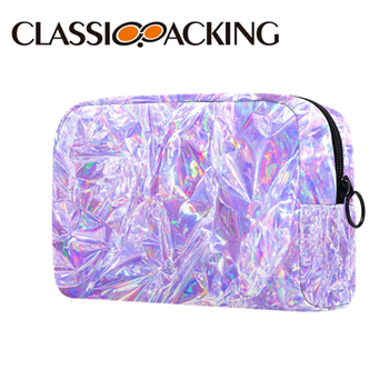 Custom Holographic Makeup Travel Bag