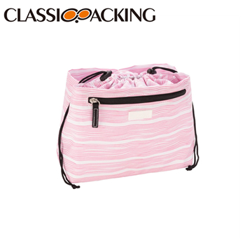 Drawstring Makeup Organizer And Travel Bag