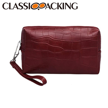 Luxury Leather Cosmetic Pouch