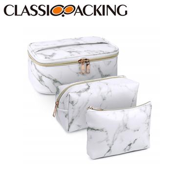 Marble Makeup Bag Set Wholesale