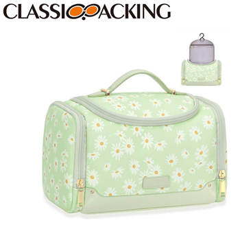 Flower Print Hanging Cosmetic Case Wholesale