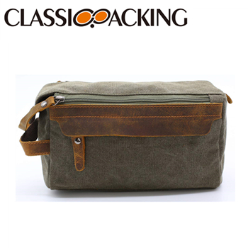 Personalized Leather Cosmetic Bag