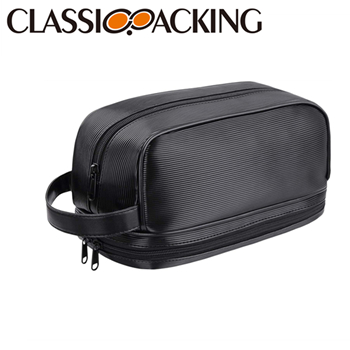 Durable Leather Makeup Bag