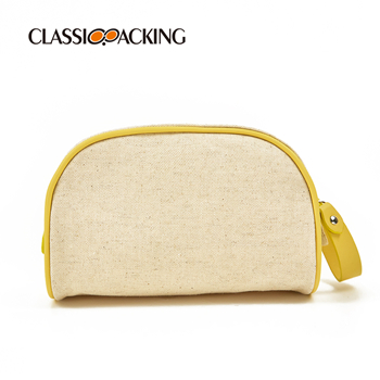 Canvas Recycled Cosmetic Bag Wholesale For Travel