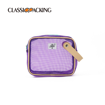 Cosmetic Mesh Bag With Handle