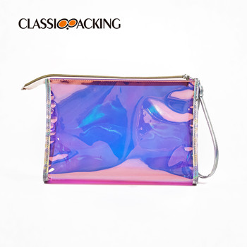 Eye Catching Colorful Bulk Iridescent Cosmetic Bag