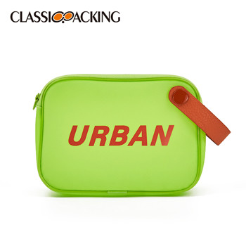 Letter Cosmetic Bag With Handle