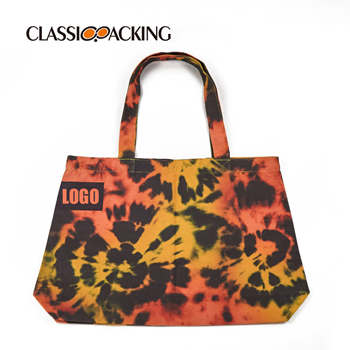 Canvas Leopard Printed Tote Bag Wholesale