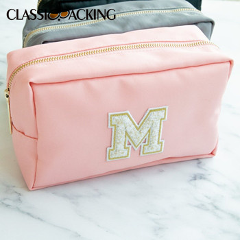 Multicolor Embroidered Nylon Letter Bag