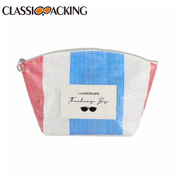 Classic Plaid Stripe Cosmetic Bag