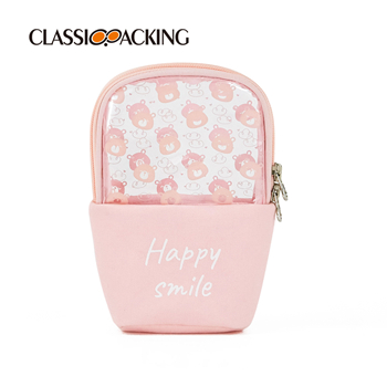 Bear Print Clear Cute Wholesale Cosmetic Bags