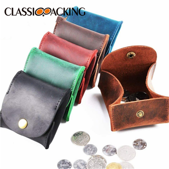 Classic Design Leather Coin Purse 