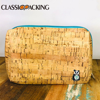 Organic Eco-Friendly Cork Makeup / Wash Bags