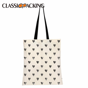 Little Heart Shaped Cotton Tote Bags Wholesale