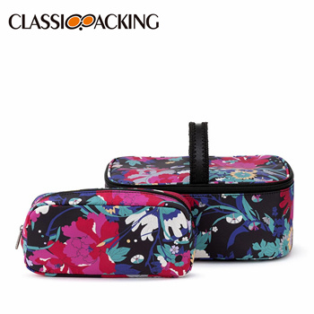 Large Printed Wholesale Cosmetic Bag Set