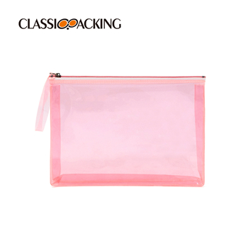 Pink Special Clear Bulk Customized Makeup Bags