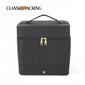 Portable Wholesale Black Cosmetic Box