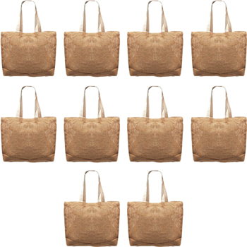  Natural Jute Tote Bags Wholesale