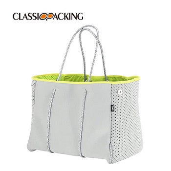 Multipurpose Neoprene Tote Bag Wholesale With Inner Zipper Pocket