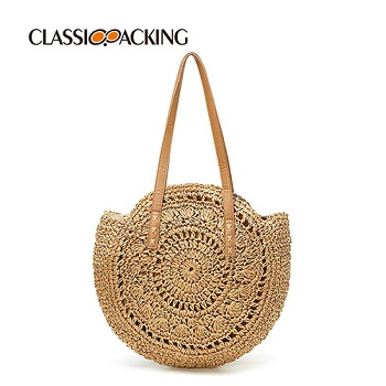 Summer Handwoven Straw Beach Bag Bulk Wholesale