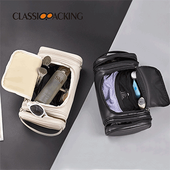 Waterproof Cosmetic Travel Toiletry Bag With Side Handle