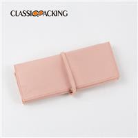 Wholesale Leather Makeup Brush Roll Bag
