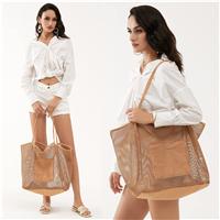 Blank Linen Beach Bag Wholesale