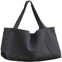 Women Shoulder Black Canvas Tote Bags Bulk