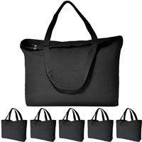 Black Blank Canvas Tote Bags bulk Wholesale