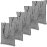 Grey Canvas Totes Bulk Wholesale For Activity Promotion Giveaway 