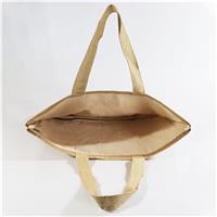  Natural Jute Tote Bags Bulk Wholesale With Cotton Handles