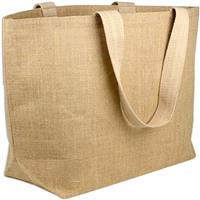  Natural Jute Tote Bags Bulk Wholesale With Cotton Handles