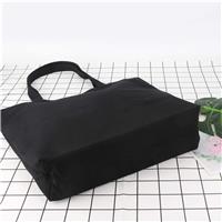 Reusable Black Tote Bag Wholesale For Women Girls Beach Travel 