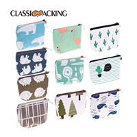 Zipper Canvas Coin Purse Wholesale