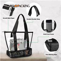 Stadium Approved Plastic Tote Bags Bulk