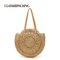 Summer Handwoven Straw Beach Bag Bulk Wholesale