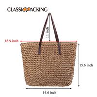 Handmade Weaving Straw Beach Bags Bulk Wholesale